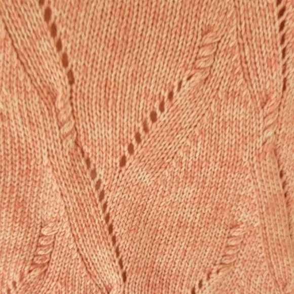Ann Taylor LOFT Pink Knit Crew Sweater Small - Picture 2 of 4